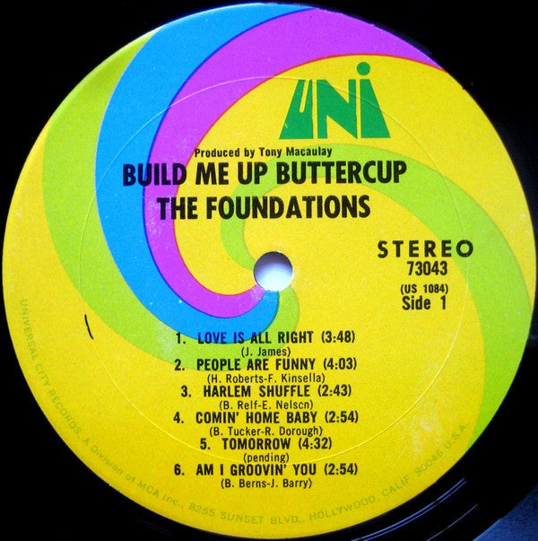 The Foundations : Build Me Up Buttercup (LP, Album)