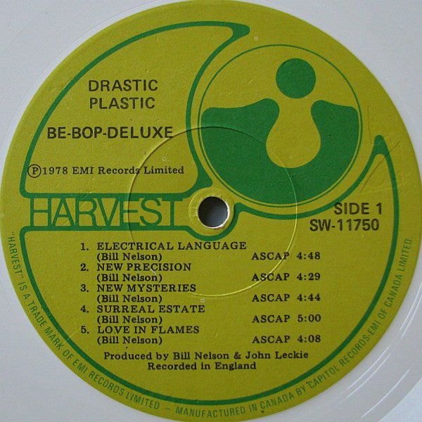 Be Bop Deluxe : Drastic Plastic (LP, Album, Ltd, Whi)
