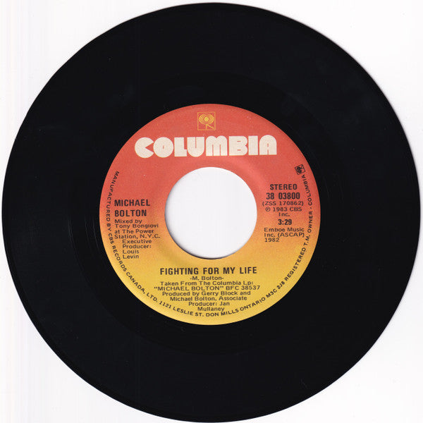 Michael Bolton : Fool's Game (7", Single)