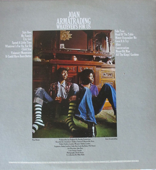 Joan Armatrading : Whatever's For Us (LP, Album, RP, Gat)