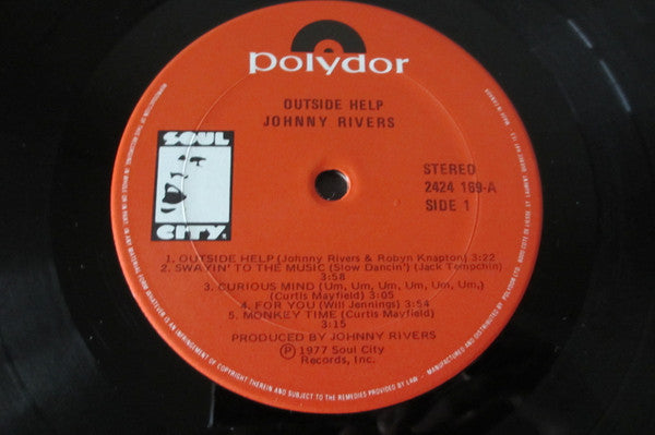 Johnny Rivers : Outside Help (LP, Album)