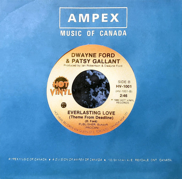 Dwayne Ford, Dwayne Ford & Patsy Gallant : Roll Me Away (7", Single)