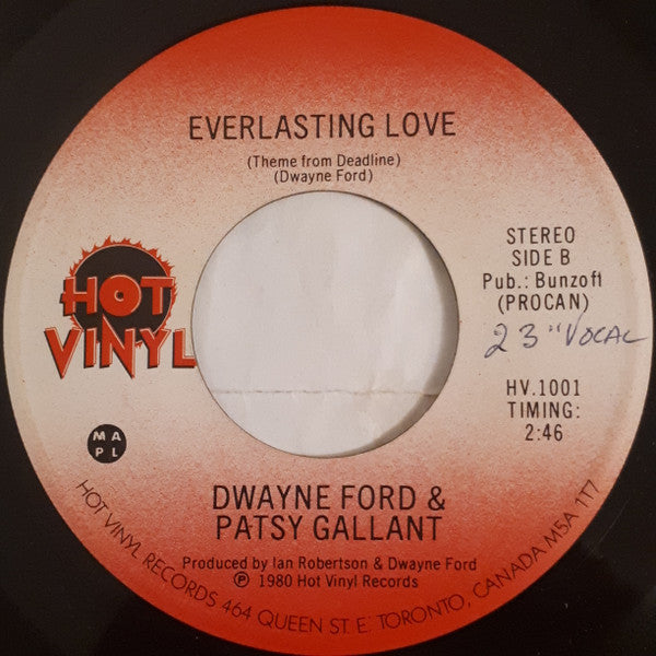 Dwayne Ford, Dwayne Ford & Patsy Gallant : Roll Me Away (7", Single)