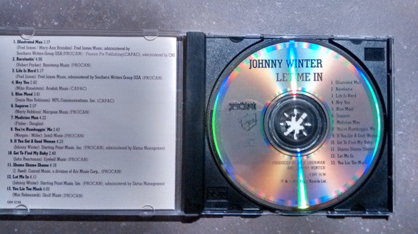 Johnny Winter : Let Me In (CD, Album)