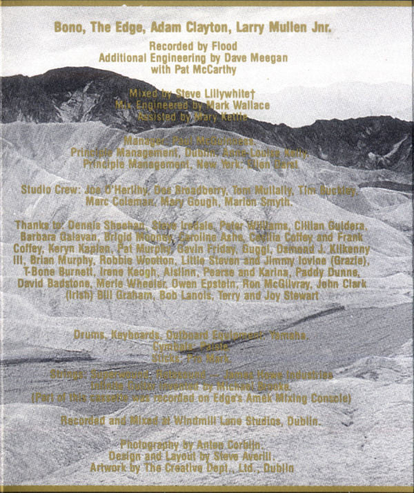 U2 : The Joshua Tree (Cass, Album, Dol)