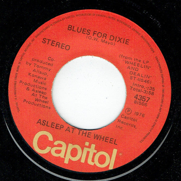 Asleep At The Wheel : Miles And Miles Of Texas (7", Single)