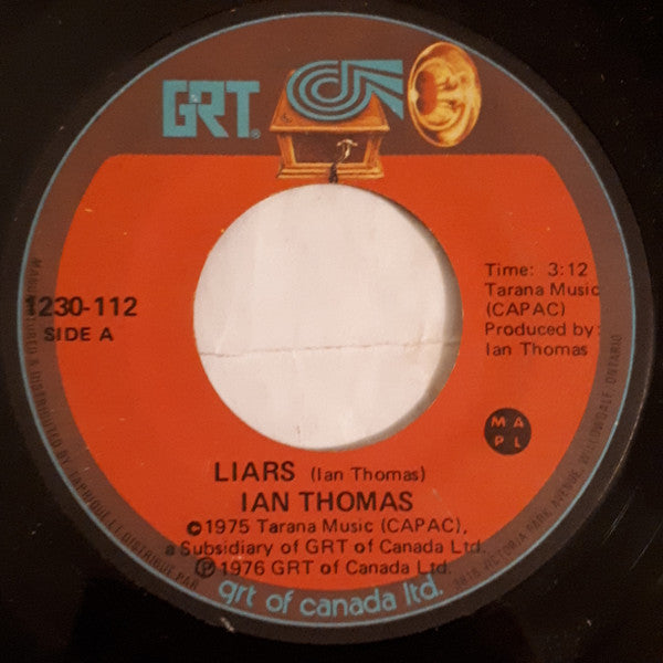 Ian Thomas (2) : Liars (7", Single)