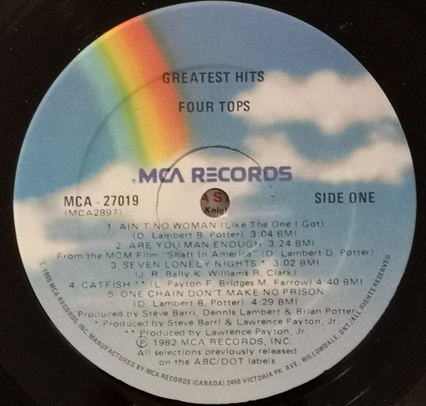 Four Tops : Greatest Hits (1972 - 1976) (LP, Comp)