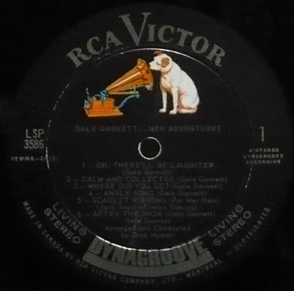 Gale Garnett : New Adventures (LP, Album)