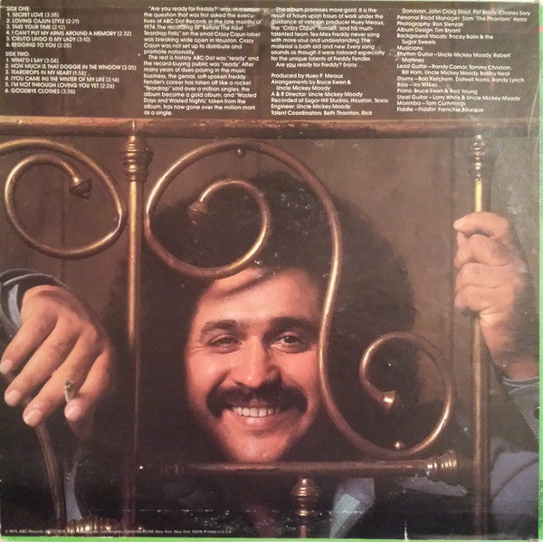 Freddy Fender (2) : Are You Ready For Freddy (LP, Album, Ter)