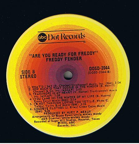Freddy Fender (2) : Are You Ready For Freddy (LP, Album, Ter)