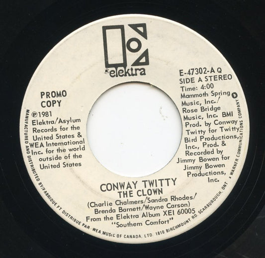 Conway Twitty : The Clown (7", Single, Promo)