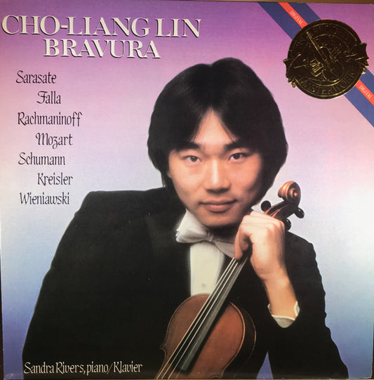 Cho-Liang Lin, Sandra Rivers, Manuel De Falla, Pablo de Sarasate, Sergei Vasilyevich Rachmaninoff, Wolfgang Amadeus Mozart, Robert Schumann, Fritz Kreisler, Henryk Wieniawski : Bravura (LP, Album, Dig)
