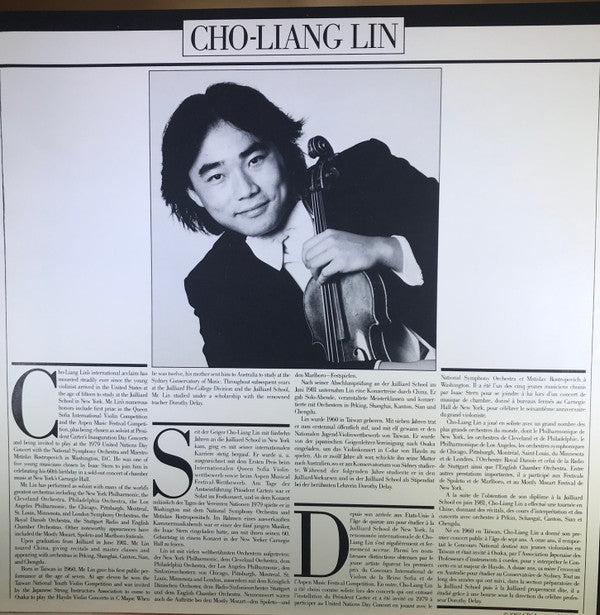 Cho-Liang Lin, Sandra Rivers, Manuel De Falla, Pablo de Sarasate, Sergei Vasilyevich Rachmaninoff, Wolfgang Amadeus Mozart, Robert Schumann, Fritz Kreisler, Henryk Wieniawski : Bravura (LP, Album, Dig)