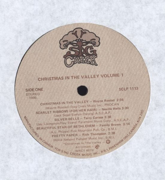 Various : Christmas In The Valley Vol. 1 (LP, Album)