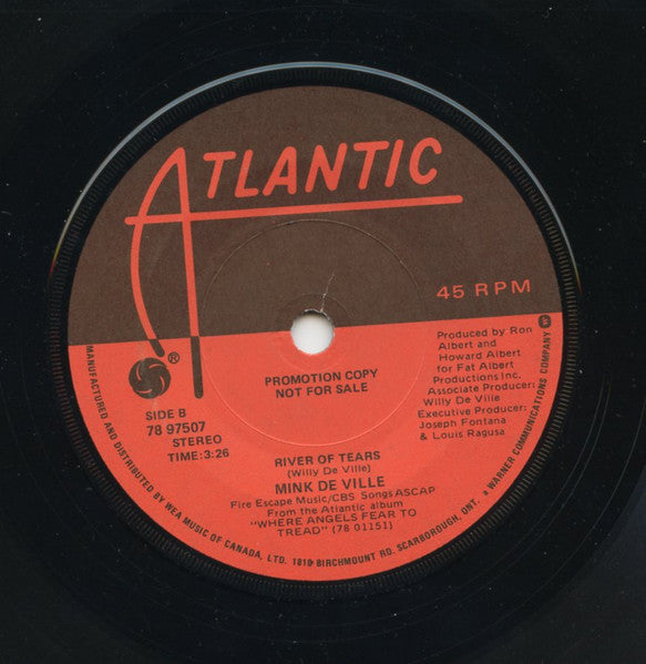 Mink DeVille : Each Word's A Beat Of My Heart (7", Single, Promo)
