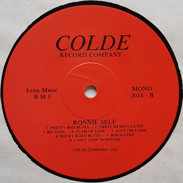 Ronnie Self : Ronnie Self (LP, Comp, Mono, Red)