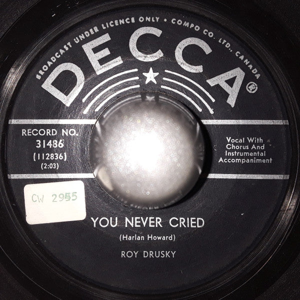 Roy Drusky : Divided Love (7", Single)