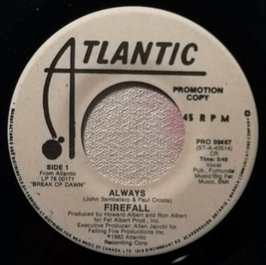 Firefall : Always (7", Promo)
