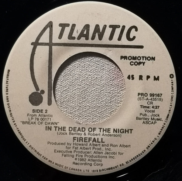 Firefall : Always (7", Promo)