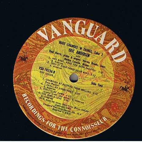 Eric Andersen (2) : 'Bout Changes 'N Things, Take 2 (LP, Album, RE)