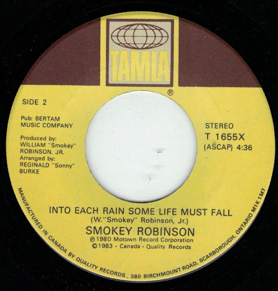 Smokey Robinson : I've Made Love To You A Thousand Times (7", Single)