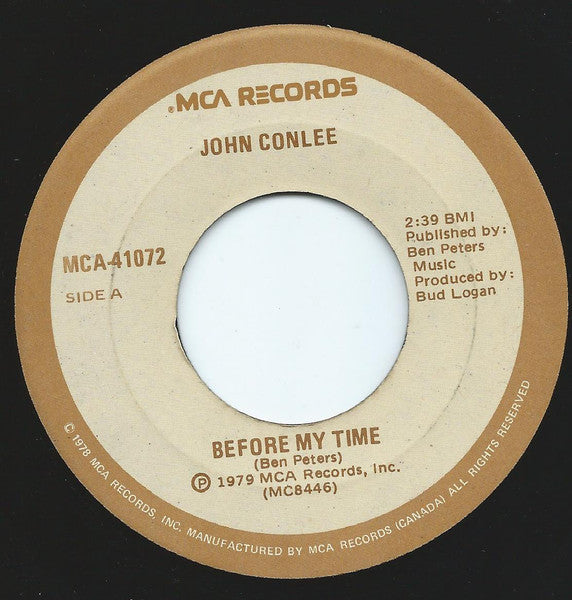 John Conlee : Before My Time (7")