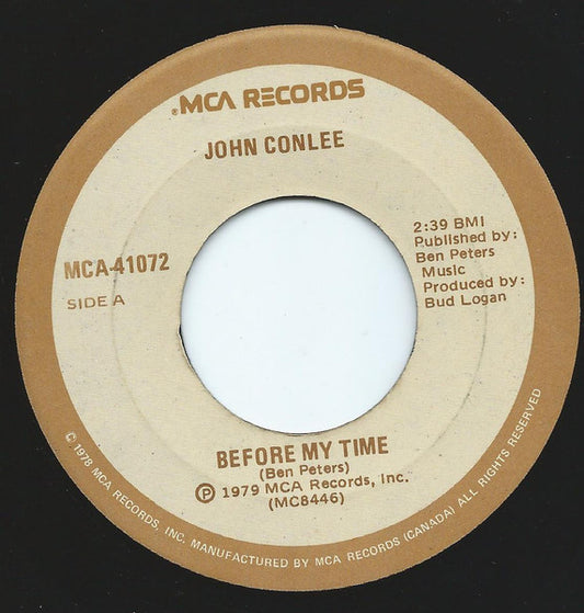 John Conlee : Before My Time (7")
