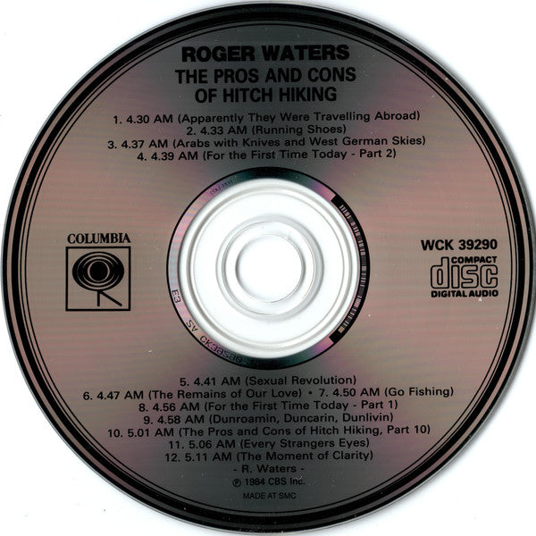 Roger Waters : The Pros And Cons Of Hitch Hiking (CD, Album, RE)