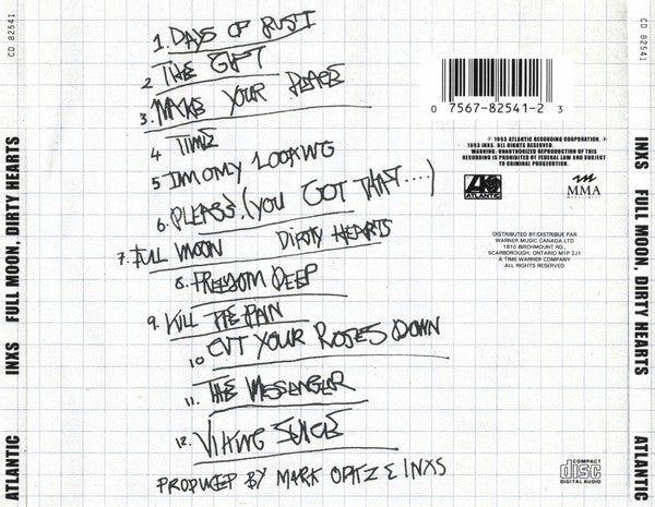 INXS : Full Moon, Dirty Hearts (CD, Album)