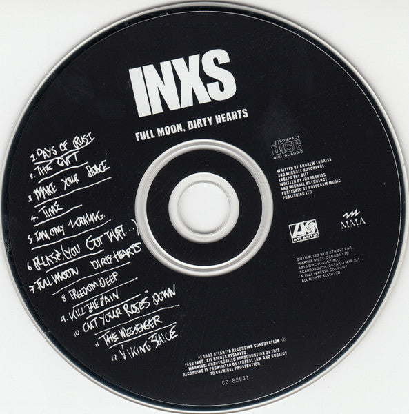 INXS : Full Moon, Dirty Hearts (CD, Album)