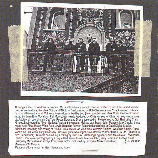 INXS : Full Moon, Dirty Hearts (CD, Album)