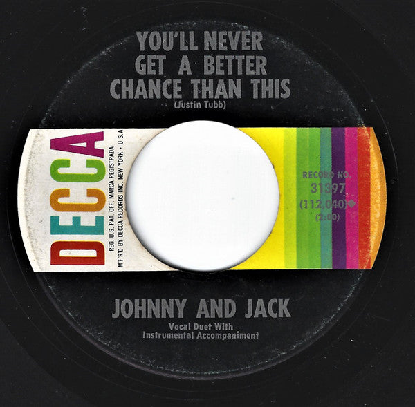 Johnnie And Jack : Slow Poison (7", Single)
