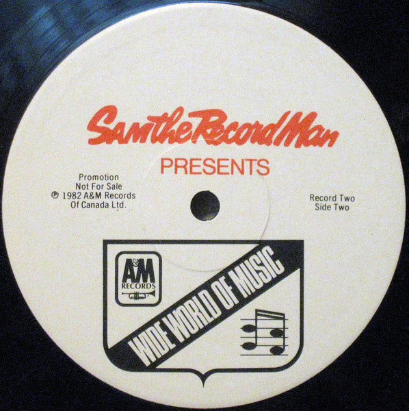 Various : Sam The Record Man Presents/Presente Wide World Of Music (2xLP, Comp, Promo, Smplr)