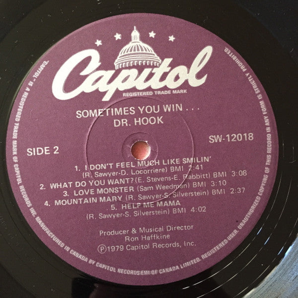 Dr. Hook : Sometimes You Win (LP, Album)