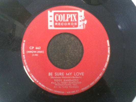 Teddy Randazzo : Big Wide World / Be Sure My Love (7", Single)