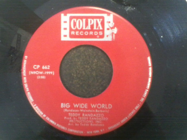 Teddy Randazzo : Big Wide World / Be Sure My Love (7", Single)