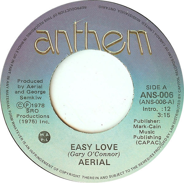 Aerial (4) : Easy Love (7", Single)