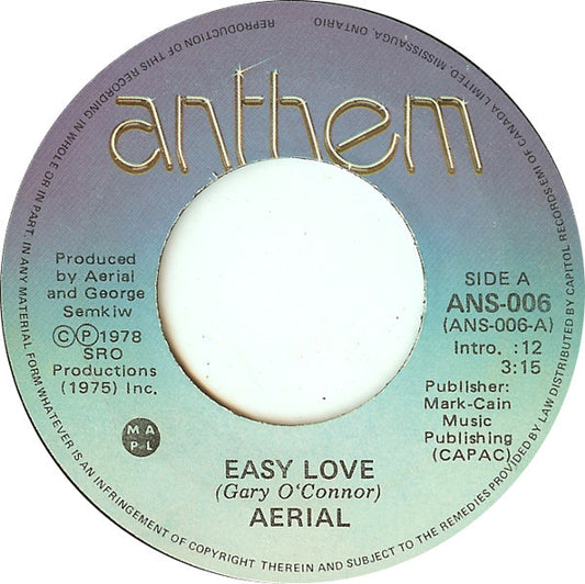 Aerial (4) : Easy Love (7", Single)