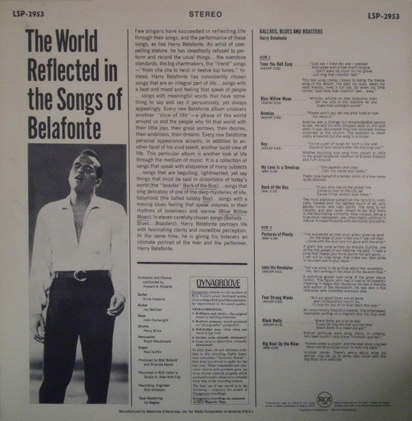 Harry Belafonte : Ballads, Blues And Boasters (LP, Album)