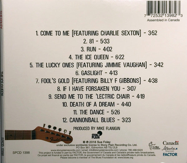 Sue Foley : The Ice Queen (CD, Album, Dig)