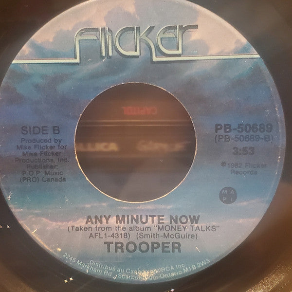 Trooper (4) : Money Talks (7", Single, Lon)