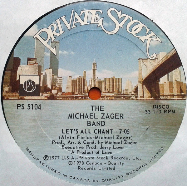 The Michael Zager Band : Let's All Chant / Love Express (12")