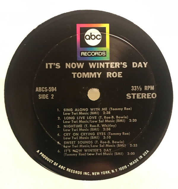 Tommy Roe : It's Now Winter's Day (LP, Album, Mon)