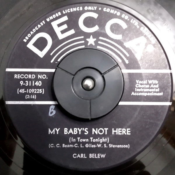 Carl Belew : The End Of Time (7", Single)