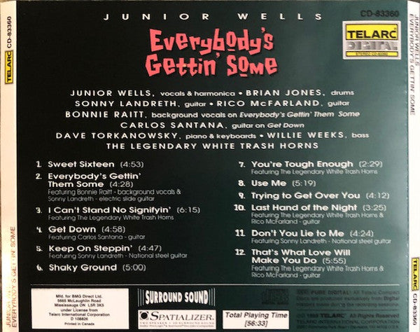 Junior Wells : Everybody's Gettin' Some (CD, Album, Club)