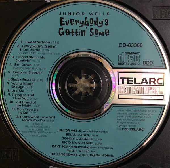 Junior Wells : Everybody's Gettin' Some (CD, Album, Club)