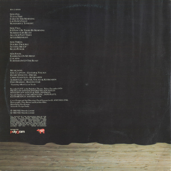 Eric Clapton : Just One Night (2xLP, Album, Gat)