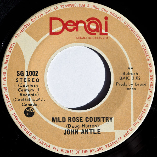 John Antle, Barry Allen, Century II Orchestra : 1874-1974 Alberta · RCMP Century Celebrations (7")