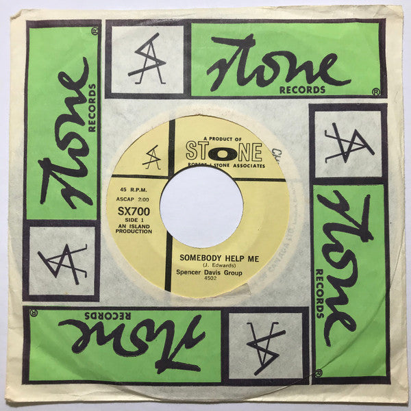 The Spencer Davis Group : Somebody Help Me (7",  )